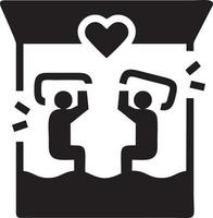 liefde icoon symbool vector afbeelding. illustratie van de Valentijn dag symbool. eps 10