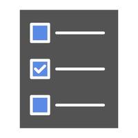 checklist vector icoon stijl