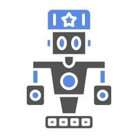 leger robot vector icoon stijl
