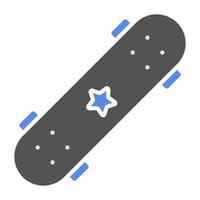 skateboard vector icoon stijl