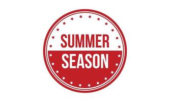 zomer seizoen rubber stempel. rood zomer seizoen rubber grunge postzegel zegel vector illustratie
