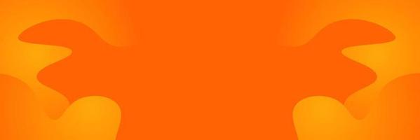 oranje helling golven banier abstract achtergrond vector