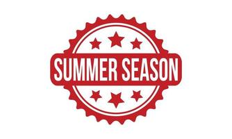 zomer seizoen rubber stempel. rood zomer seizoen rubber grunge postzegel zegel vector illustratie