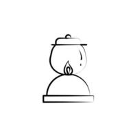 camping lamp vector icoon