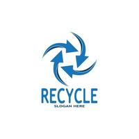 recycle icoon - recycling symbool hergebruik vector grafiek logo