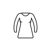 blouse kleding vrouw vector icoon