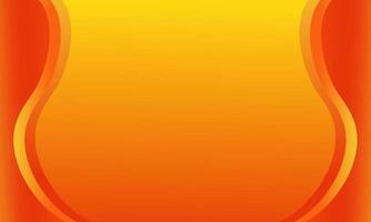 modern oranje helling abstract achtergrond met Golf kader vector