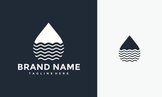 gemakkelijk water golven logo vector