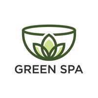 groen spa logo vector