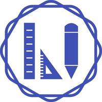 aan het studeren geometrie vector icoon