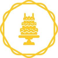 verjaardag taart vector icoon