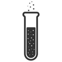 laboratorium fles icoon. vector illustratie