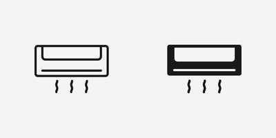 vectorillustratie van airconditioner pictogram symbool vector