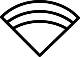 Wifi in vlak ontwerp stijl vector