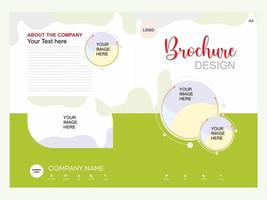 brochure ontwerp a4 vector