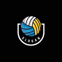 volleybal logo, sport gemakkelijk ontwerp, wereld sport- toernooi vector, illustratie symbool icoon vector