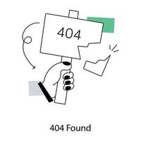 modieus 404 gevonden vector