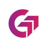 g logo voor app of web vector