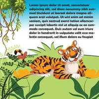 schattige dieren illustratie vector