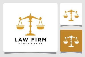 gerechtigheid wet firma logo sjabloon ontwerp inspiratie vector