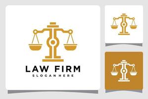 gerechtigheid wet firma logo sjabloon ontwerp inspiratie vector