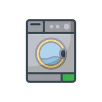 het wassen machine icoon ontwerp vector