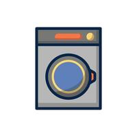 het wassen machine icoon ontwerp vector