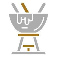 fondue vector icoon stijl
