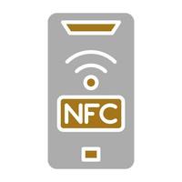 nfc vector icoon stijl