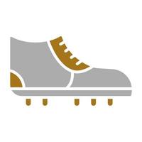 Amerikaans voetbal laarzen vector icoon stijl