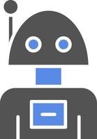 robot vector icoon stijl