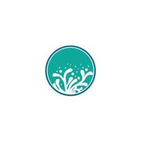 koraal nauur logo ontwerp symbool icoon vector