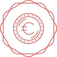 euro valuta vector icoon