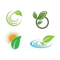 ecologie logo afbeeldingen illustratie vector