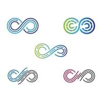 Infinity logo-afbeeldingen vector