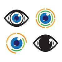 eye care logo afbeeldingen vector