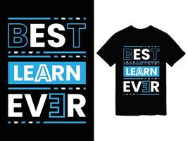 een zwart en wit t-shirt met blauw en wit tekst typografie vector