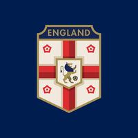 Engeland World Cup Soccer Badges vector