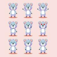 illustratie vector grafisch van schattig koala dat is geschikt voor kinderen producten