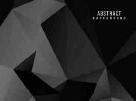 donkere geometrische zwarte abstracte achtergrond elegent ontwerppatroon vector