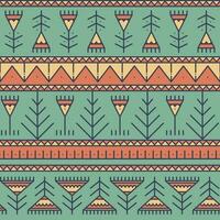 vector naadloos gekleurde meetkundig patroon. het beste ontwerp voor kleding stof, omhulsel papier, behang. tribal en etnisch elementen