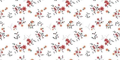 mooi bloemen patroon. vrouwelijk bloemen naadloos patroon voor kleding stof, of decoratief elementen. vullen patroon Aan stalen vector