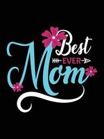 kleurrijk belettering moeders dag citaat gelukkig mam overhemd vector typografie mama liefdes t-shirt ontwerp