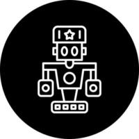 leger robot vector icoon stijl