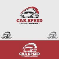 auto snelheid logo vector sjabloon ontwerpset