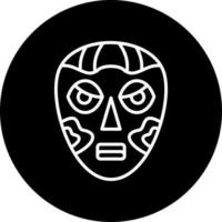 Afrikaanse masker vector icoon stijl