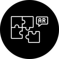 ar puzzel vector icoon stijl