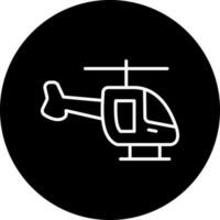 helikopter vector icoon stijl