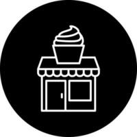 bakkerij winkel vector icoon stijl