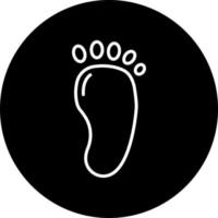 voetafdruk vector icoon stijl